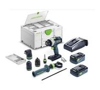 Festool Perceuse-visseuse à percussion sans fil Festool TPC 18/4 5,0/4,0 I-Set/XL QUADRIVE Quantité:1