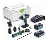 Perceuse-visseuse à percussion sans fil QUADRIVE TPC 18/4 5,2/4,0 I-Set/XL-SCA FESTOOL - 576772