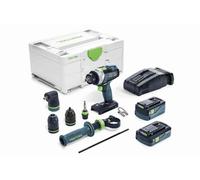 Perceuse-visseuse à percussion sans fil QUADRIVE TPC 18/4 5,2/4,0 I-Set/XL-SCA FESTOOL - 576772