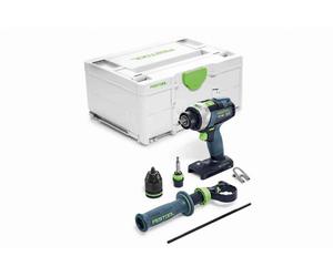 Perceuse-visseuse à percussion sans fil QUADRIVE TPC 18/4-Basic - FESTOOL - sans batterie - Systainer - 575604