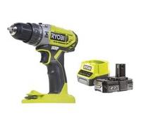 Perceuse-visseuse a percussion sans fil RYOBI - 2 vitesses 18V ONE+ 40Nm + batterie 2,0 Ah et 1 chargeur rapide 2,0A R18PD2-120B G