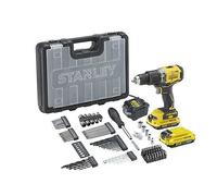 Stanley SFMCD715D2A-QW FatMax V20 Perceuse visseuse a percussion 18V avec 100 accessoires