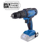 Perceuse-visseuse a percussion - SCHEPPACH - 20V IXES - Couple 45 Nm - Mandrin 13mm - sans batterie ni chargeur - C-CD45-X