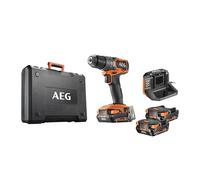 Perceuse-visseuse à percussion SUBCOMPACT 18V BRUSHLESS, 65 Nm, 2 batt. Pro lithium 2,0 Ah, chargeur, mandrin métal 13 mm, en coffret.