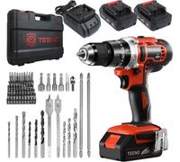 Perceuse visseuse à percussion TEENO-916 - 2x20V - 2,0Ah - 69 accessoires