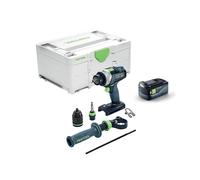 Perceuse-visseuse à percussion TPC 18/4 I-Basic + 1 batterie 18V 5 Ah FESTOOL
