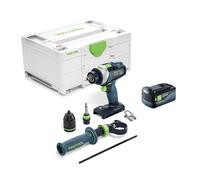 Perceuse-visseuse à percussion TPC 18/4 I-Basic + 1 batterie 18V 5 Ah HP-ASI FESTOOL
