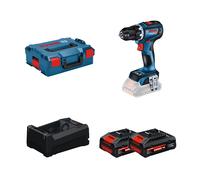 Perceuse-visseuse à percussions GSB 18V-90 C + 2 Batteries EXPERT 4 Ah + 1 Chargeur GAL 12V/18V-80 BOSCH