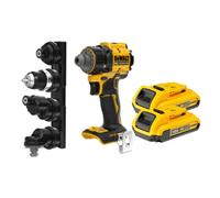Perceuse visseuse à têtes multiples XR 18V - 2 batteries 2Ah - Li-Ion Brushless - DEWALT - DCD803D2T-QW