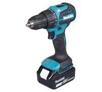 Makita Kit Perceuse-visseuse à percussion DHP490RTJ 18 V Li‑ion (2x5,0 Ah) dans Mbox