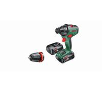 Perceuse-visseuse BOSCH AdvancedDrill 18 + 1 mandrins +2 batterie 2,5 Ah +