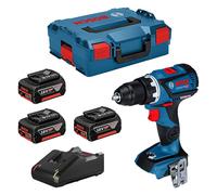Perceuse visseuse BOSCH GSR 18V-60 C Professional 3 x 5,0 Ah + L-Boxx