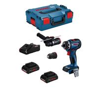 Perceuse-Visseuse BOSCH GSR 18V-90 FC (2 x 4,0 Ah ProCORE + GAL18V-40 + L-Boxx 136 + 2 têtes)