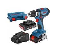 Perceuse visseuse BOSCH PRO 18V Li-Ion (2x 2Ah) + mallette GSR 18-2-LI