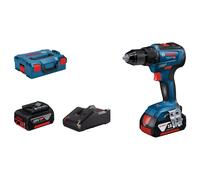 Perceuse visseuse BOSCH PRO 18V Li-Ion (2x 4Ah) 55Nm + coffret L-BOXX GSR 18V-55