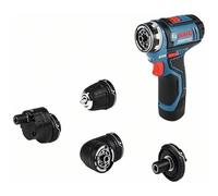 Perceuse Visseuse BOSCH PROFESSIONAL Flexiclic GSR 12V-15 FC + 2 batteries 2.0Ah + GAL 1230 CC