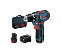Bosch Akku-Bohrschrauber 12 V Li-Ion 1300 tr/min Noir, Bleu, Rouge