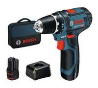 Perceuse-Visseuse Bosch Professional Gsr 12V-15 + 2 Batteries 2,0Ah + Chargeur Gal 12V-20 - 060186810F G