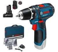 Bosch GSR 12V-15 Professional 1300 tr/min 600 g Noir, Bleu