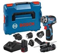 Perceuse-visseuse Bosch Professional GSR 12V-35 FC+ 2 batteries 3,0 Ah + Chargeur GAL 12V-40 GFA 12-H -B W E X - 06019H3008