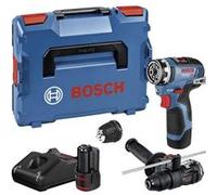 Perceuse-Visseuse Bosch Professional Gsr 12V-35 Fc + Embouts + 2 Batteries 12V 3,0 Ah + 1 Chargeur, Lboxx - 06019H3009 G