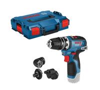 Perceuse-visseuse Bosch Professional GSR 12V-35 FC Flexiclick sans batterie avec 4 adaptateurs FlexiClick + L-BOXX - 06019H3003