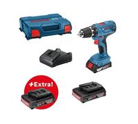Perceuse visseuse Bosch Professional GSR 18V-21 + 3 batteries GBA 18V 2,0Ah + chargeur GAL 18V-20 , livrés en L-CASE - 0615990L