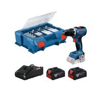 Bosch Professional Perceuse-visseuse GSR 18V-65 – 2 batteries 4,0 Ah, chargeur, 82 accessoires