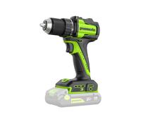 Greenworks 24V batteries Perceuse Visseuse 45Nm Perceuse Visseuse/Visseuse Devisseuse, lumière de travail LED, embrayage 18 + 1 sans batterie USB-C et chargeur