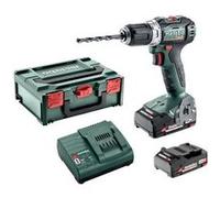 Perceuse Visseuse Brushless Sans Fil 18V 55Nm Mandrin 13Mm+ 2 Batteries 2Ah + Chargeur + Metabox145 - Metabo - Bs 18 L Bl G