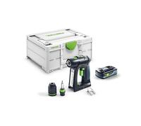 Festool C 18-Basic-4,0 Perceuse-visseuse sans fil 18 V 45 Nm Brushless ( 577050 ) + 1x batterie 4,0 Ah + Systainer - sans chargeur
