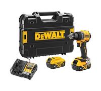 Perceuse-visseuse compacte XR 18 V Brushless + 2 batteries 5 Ah + chargeur avec T-STAK DEWALT DCD794P2T-QW