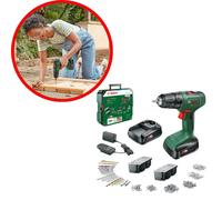 Perceuse Visseuse EasyDrill 18V-40 + 2 Batteries + 241 Accessoires + Systembox