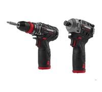 Perceuse-visseuse et visseuse à chocs - PARKSIDE - PERFORMANCE® - 12 V - 2 batteries - Chargeur inclus