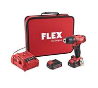 Perceuse visseuse FLEX 10.80V Li-Ion (2x 2.5Ah) +housse DD 2G 10.8-LD