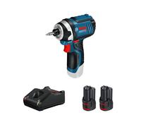 Perceuse-visseuse GDR 12V-105 + 2 batteries 12V 3 Ah + chargeur GAL 12V-40 BOSCH