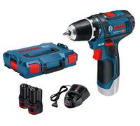 Perceuse-visseuse sans fil Bosch Professional GSR 12V-15 0601868109 2 Ah + 2 batteries