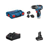 Bosch GSR 12V-35 FC 1750 tr/min Sans clé 590 g Noir, Bleu, Rouge