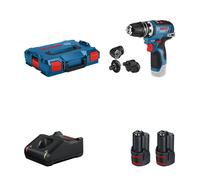 Bosch GSR 12V-35 FC 1750 tr/min Sans clé 590 g Noir, Bleu, Rouge