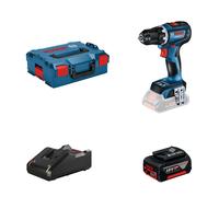 Bosch GSR 18V-90 C 2100 tr/min Sans clé 1,1 kg Noir, Bleu, Rouge