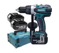 Perceuse visseuse Li-ion MAKITA DDF458RF3J - 91 Nm +3 batteries 3,0Ah 18V en Makpac