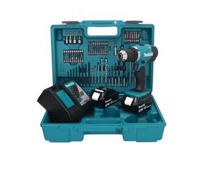 Perceuse visseuse MAKITA 18V Li-Ion (2x 3Ah) 42Nm + mallette DDF453RFX1