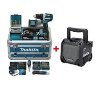 Perceuse visseuse MAKITA LXT DDF484RTX6 avec accessoires + Enceinte DMR202B