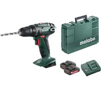 Perceuse visseuse METABO 18V Li-Ion (2x 1.5Ah) + mallette BS 18