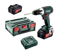 metabo 602102500 BS 18 LT Perceuse visseuse + 2 batteries 18V 4Ah Li-ion + coffret Metabox