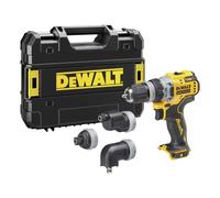 Perceuse-visseuse multi-têtes 12V DEWALT DCD703NT-XJ avec coffret