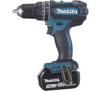 Perceuse visseuse percussion sans fil 18 V 2 batteries 5 Ah 13 mm - MAKITA - DHP482RTJ