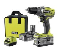 Perceuse-visseuse Ryobi + 2 Batteries Starter Pack R18dd3
