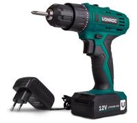 Perceuse-visseuse sans fil 12V - Batterie, chargeur rapide et 2 embouts de vissage inclus - CD502DC