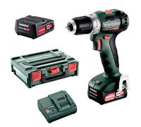 Perçeuse visseuse sans fil 12V POWERMAXX BS 12 BL 2X2Ah LI-POWER - METABO - 601044500 - CHARGEUR SC 30 + METABOX 118